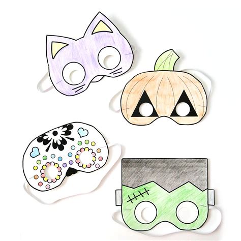 diy halloween mask templates